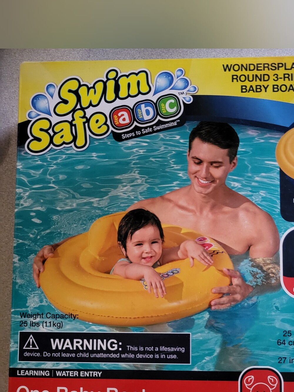 Bestway Swim Safe Round 3 Ring Baby Boat NEW